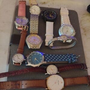 Lot Of 10 Working Men's & Women's Watches